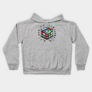 Rubik Cube Color Kids Hoodie